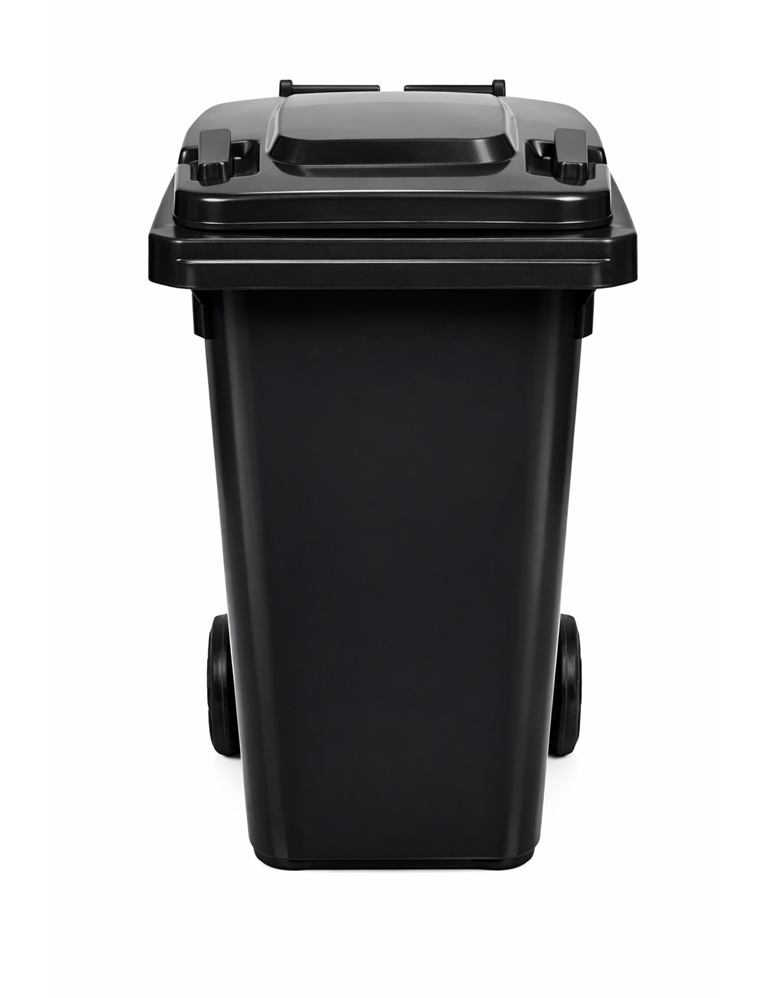 240 l | negro | contenedor de basura reciclables de colores con ruedas 240