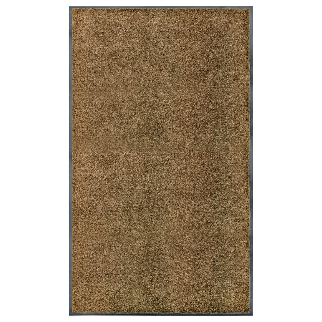 Felpudo lavable marrón 90x150 cm es3996