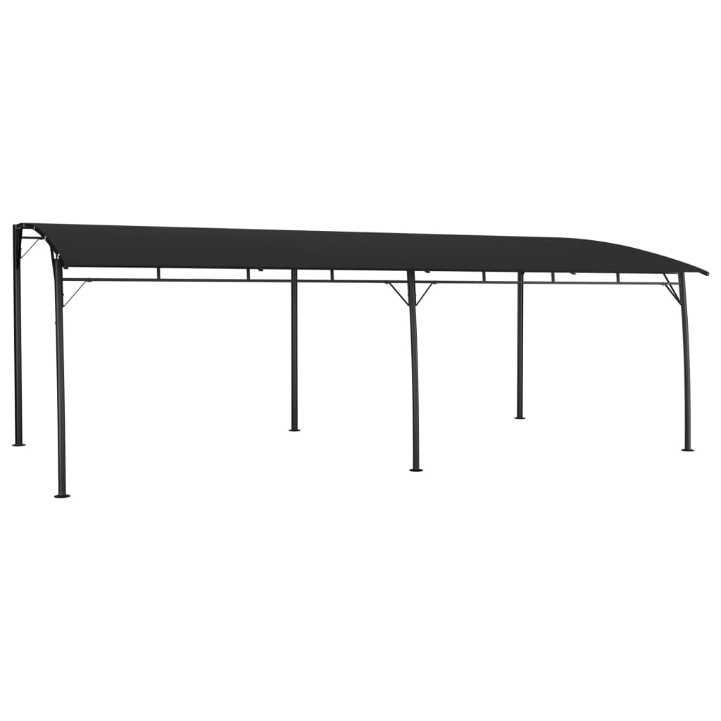 vidaXL toldo parasol de jardín gris antracita 6x3x2,55 m