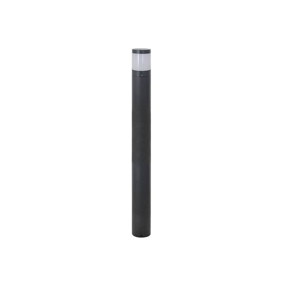 Baliza para exterior bugio gris fria 10cm