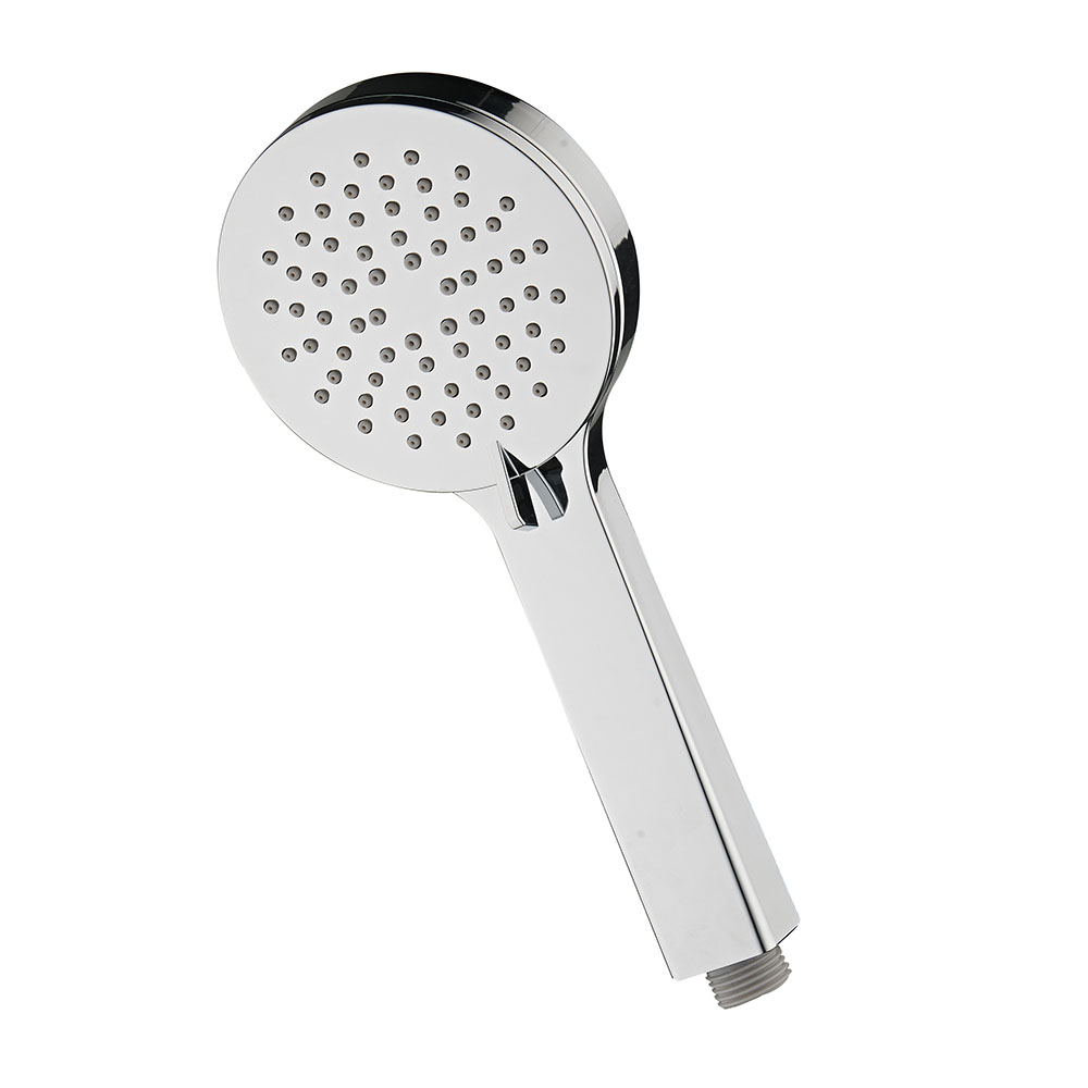 Kibath mango de ducha 3 posiciones alas redondo acabado cromo brillo de abs