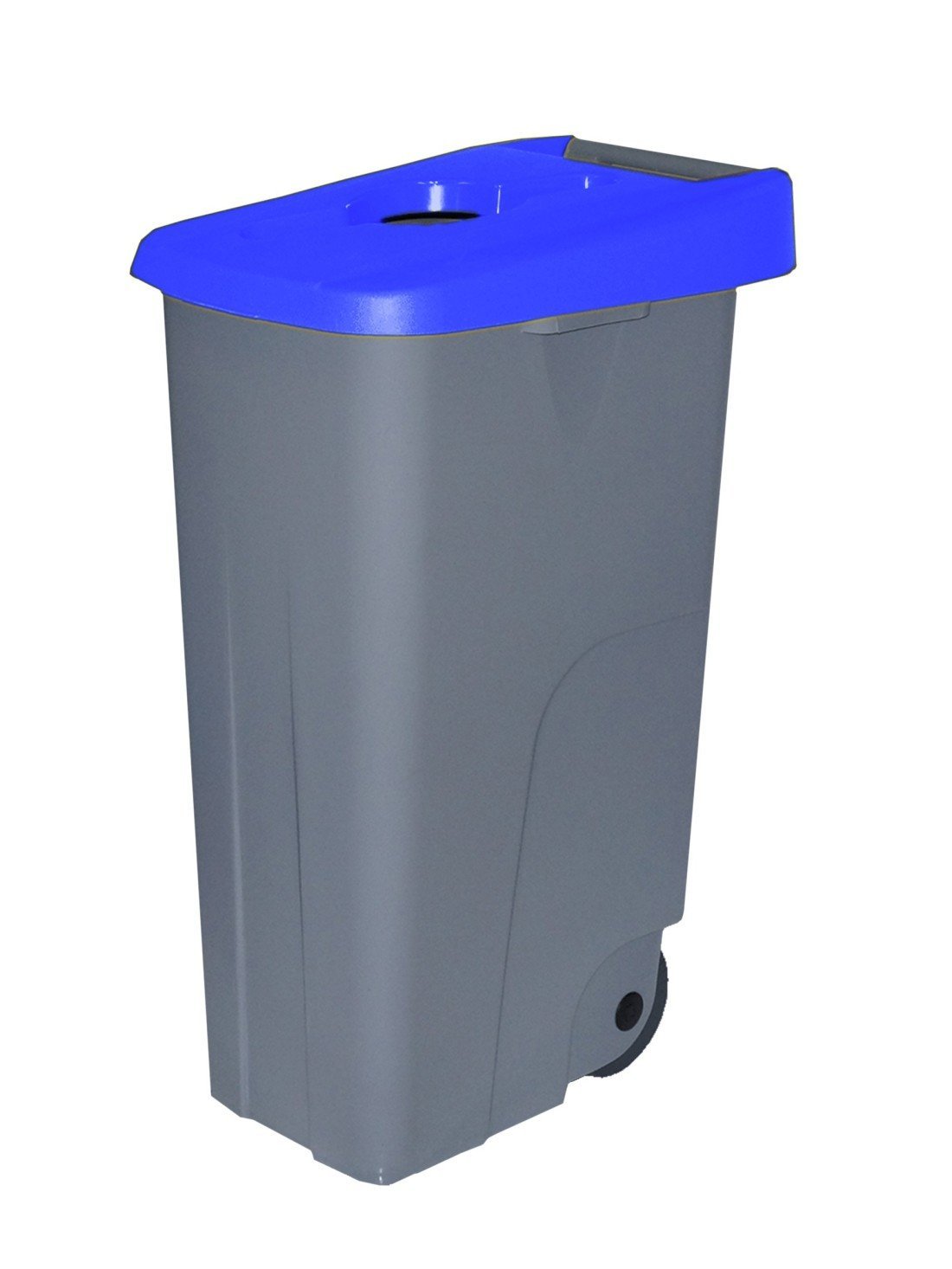 85 l - tapa abierta | azul | contenedor de basura denox 65, 85 y 110 - de