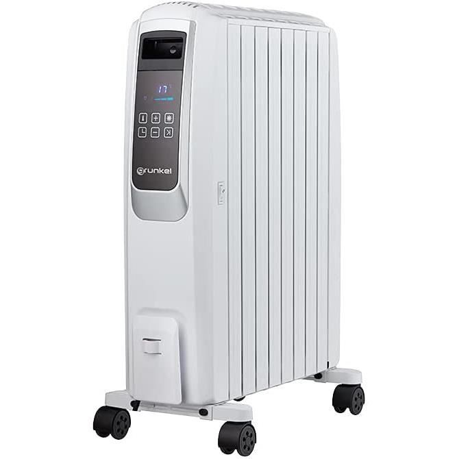 Radiador digital - grunkel - 8 elementos - 2000w - programable - termostato