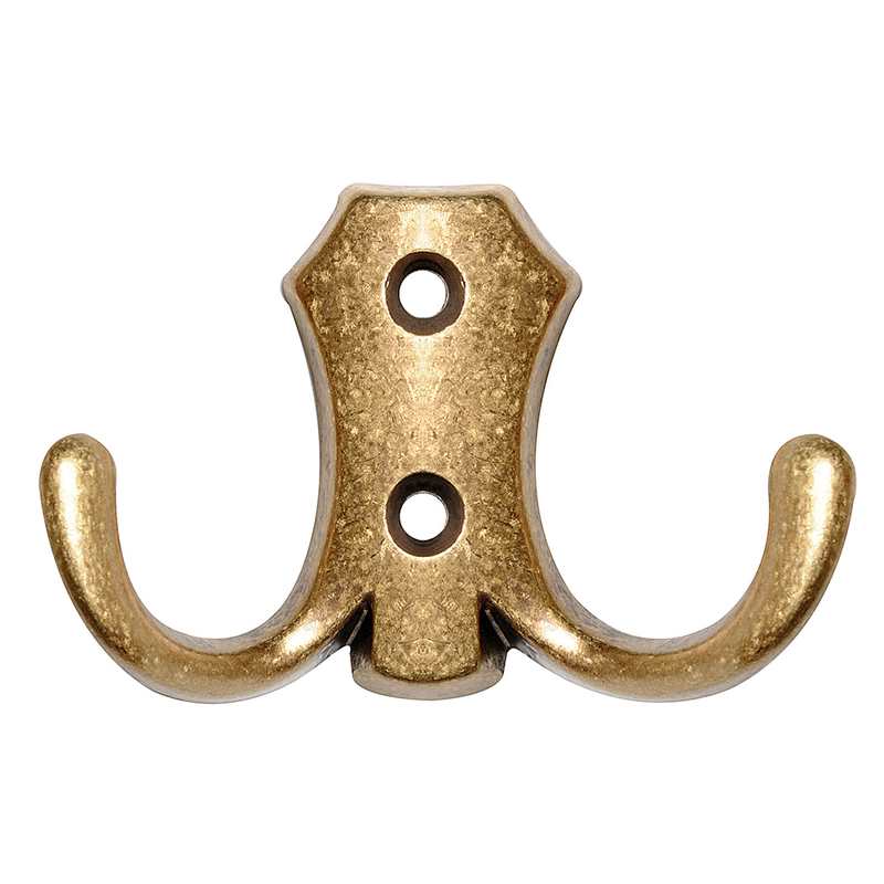 CoLGador de pared doble 500 bronce rústico