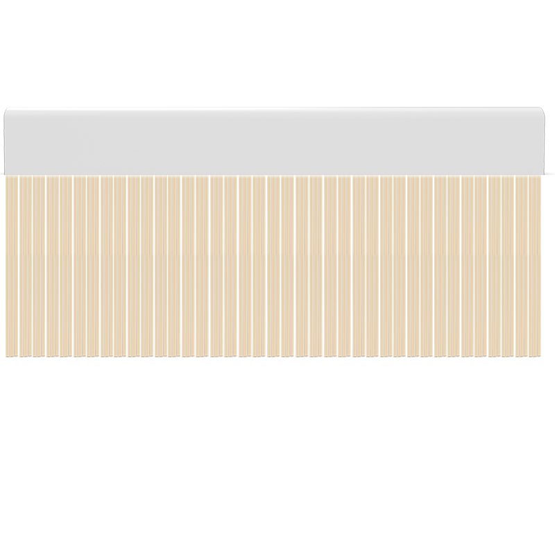 Cortina para puertas de PVC wave miel / 90 x 210