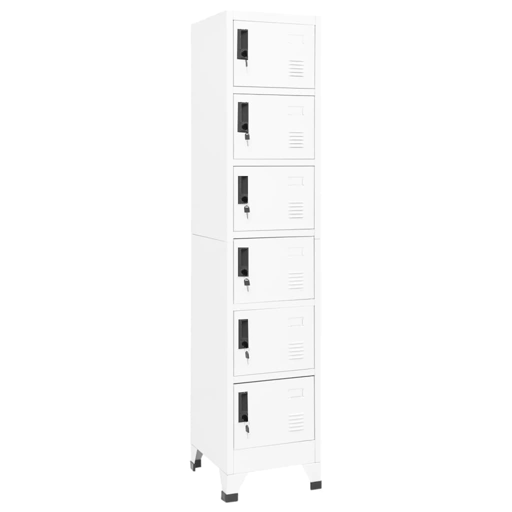 Taquilla de acero blanco 38x40x180 cm efe4380