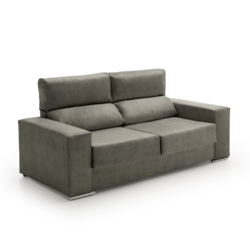 Sofa reclinable alice gris oscuro 2 plazas