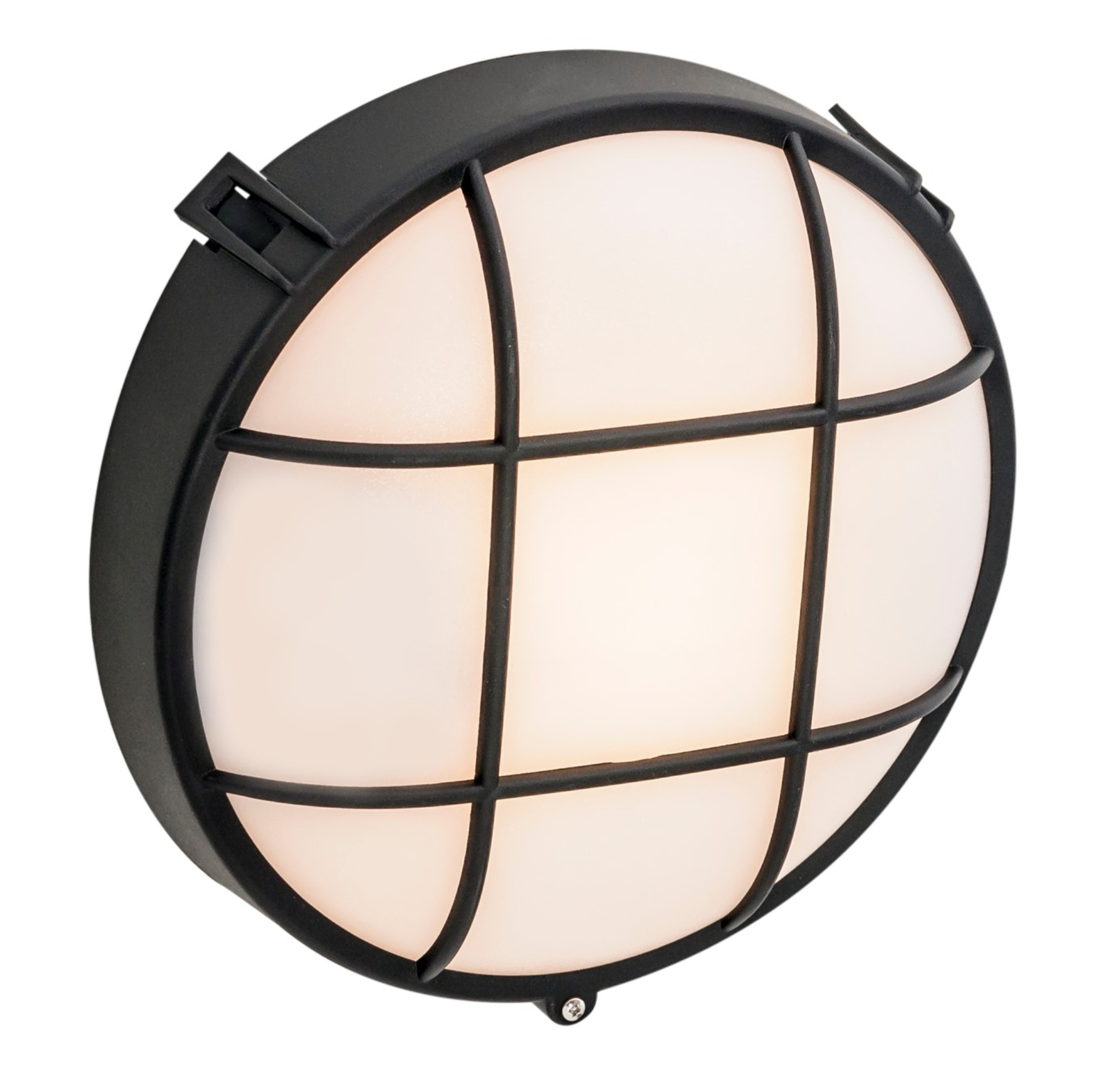 Forlight fond plafón de pared exterior para bombilla E27 en color negro