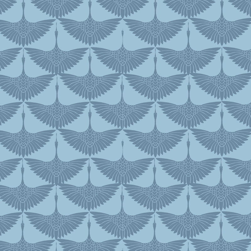 Papel pintado animal gaviotas azules 60cm por 250cm