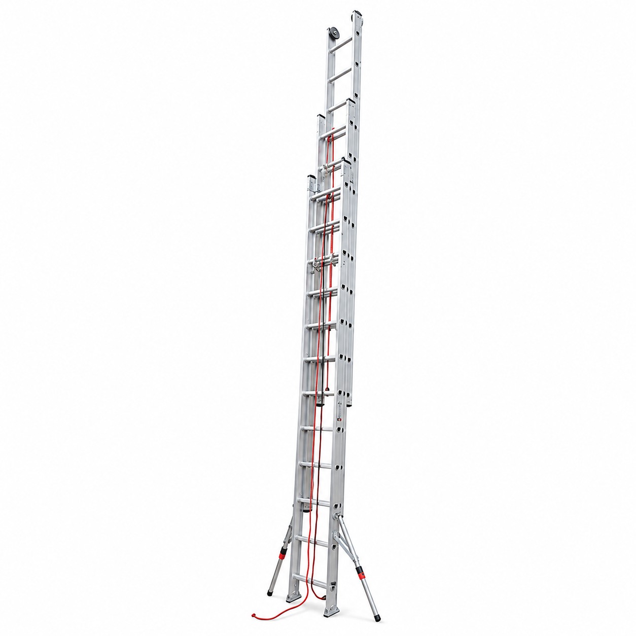 Escalera triple de extensión a cuerda tr3c-3.5 de 12x3 peldaños