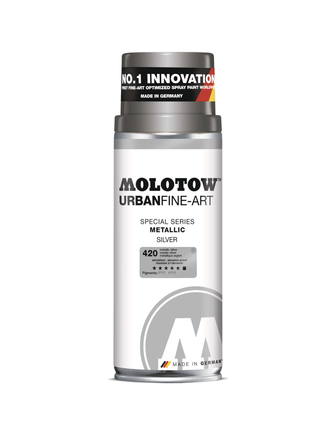 Spray urbanfine plata metalizado 400 ml
