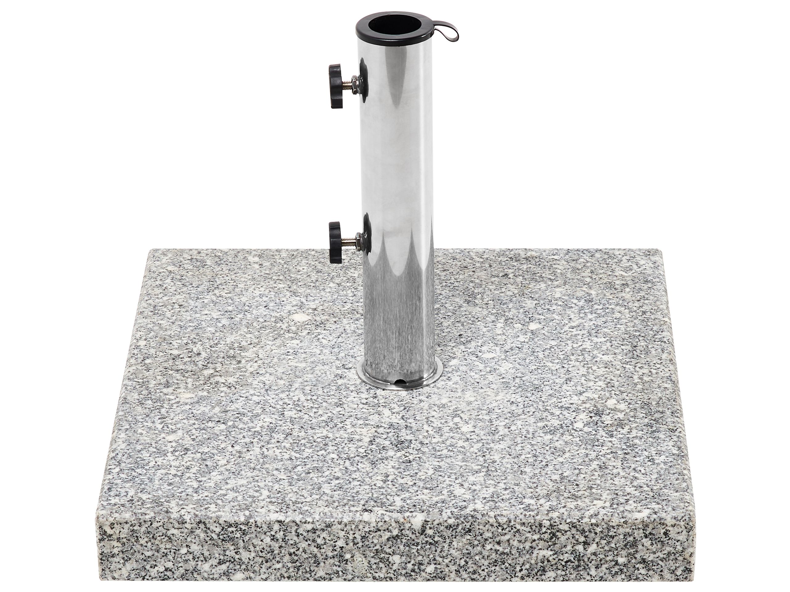 Base para sombrilla cerzeto cuadrada gris 30 kg