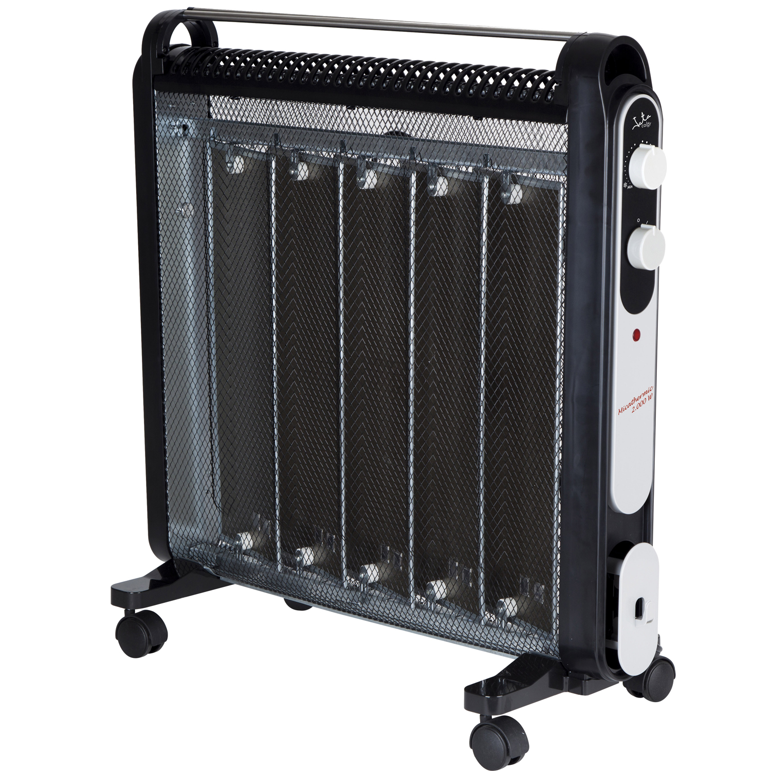Radiador de mica bajo consumo jata rd227n con 2 potencias de calor. 2000 w