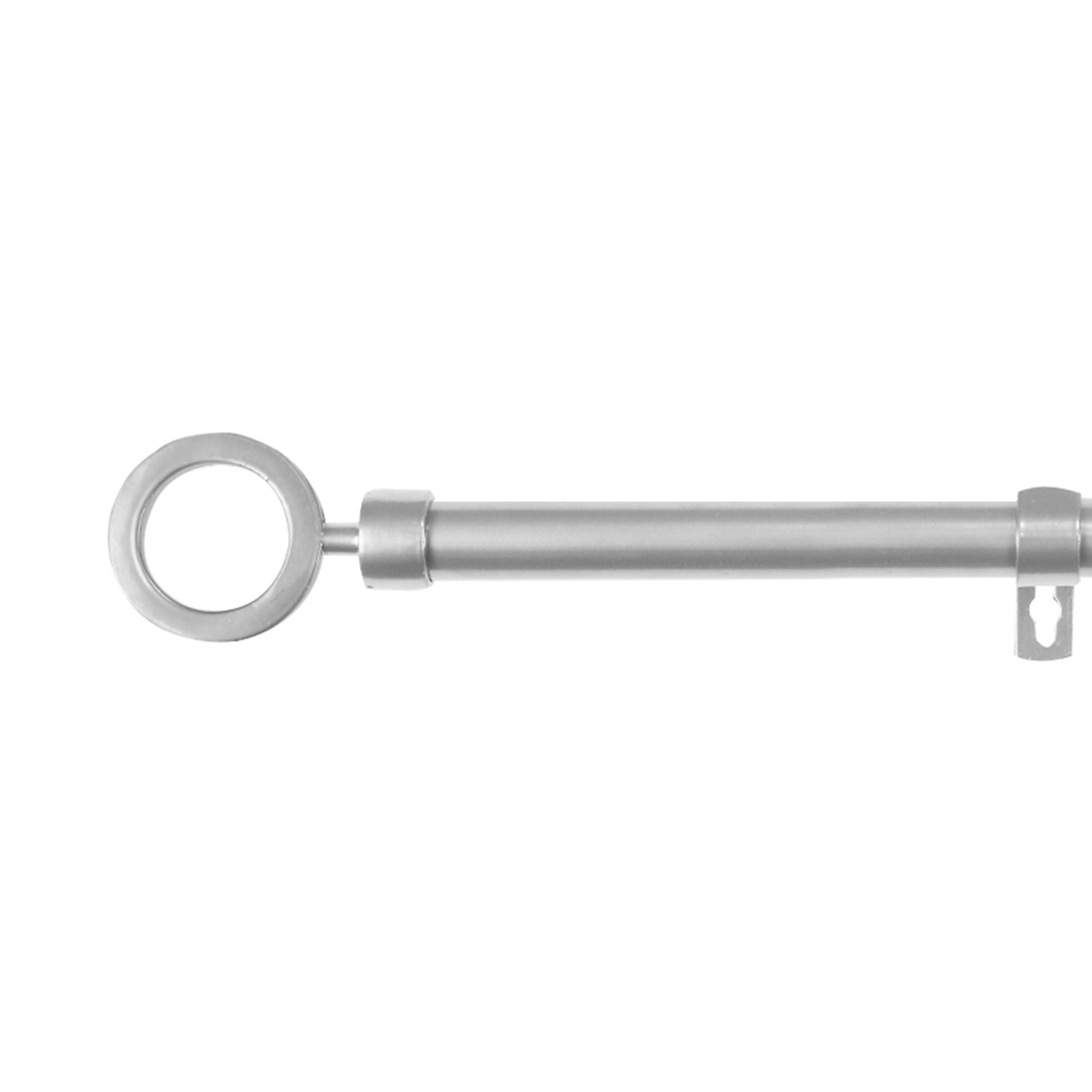 Barra de forja extensible y decorativa(gris, 160-310cm aros)