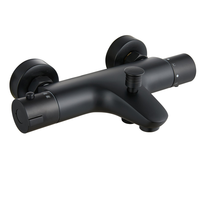Grifo termostático para bañera modelo new design black edition