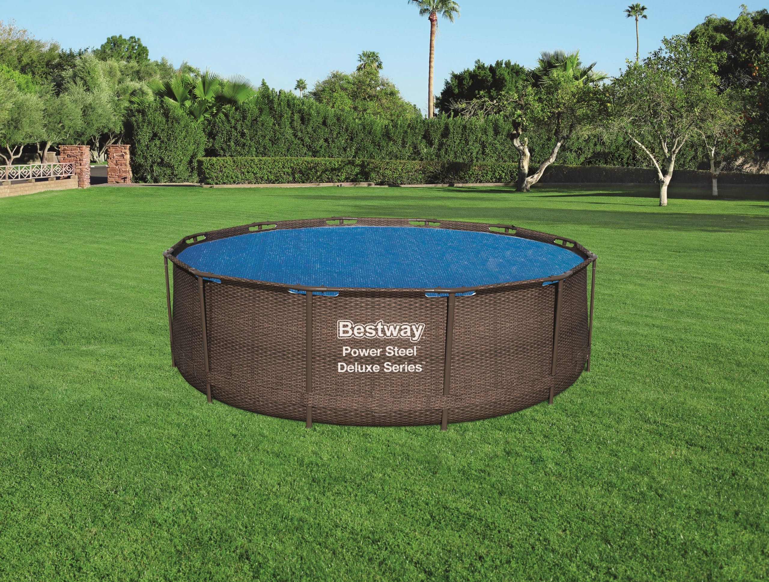 Bestway cubierta solar para piscina flowclear 356 cm