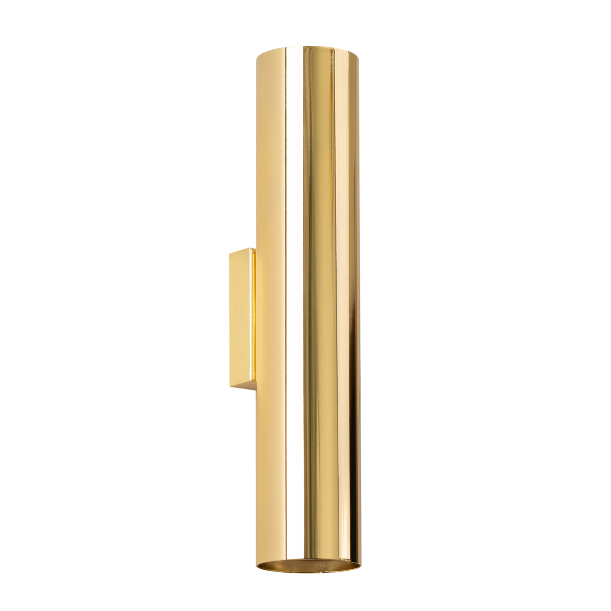 Lámpara de pared lagos 2 brillo dorado acero 6x30x8cm