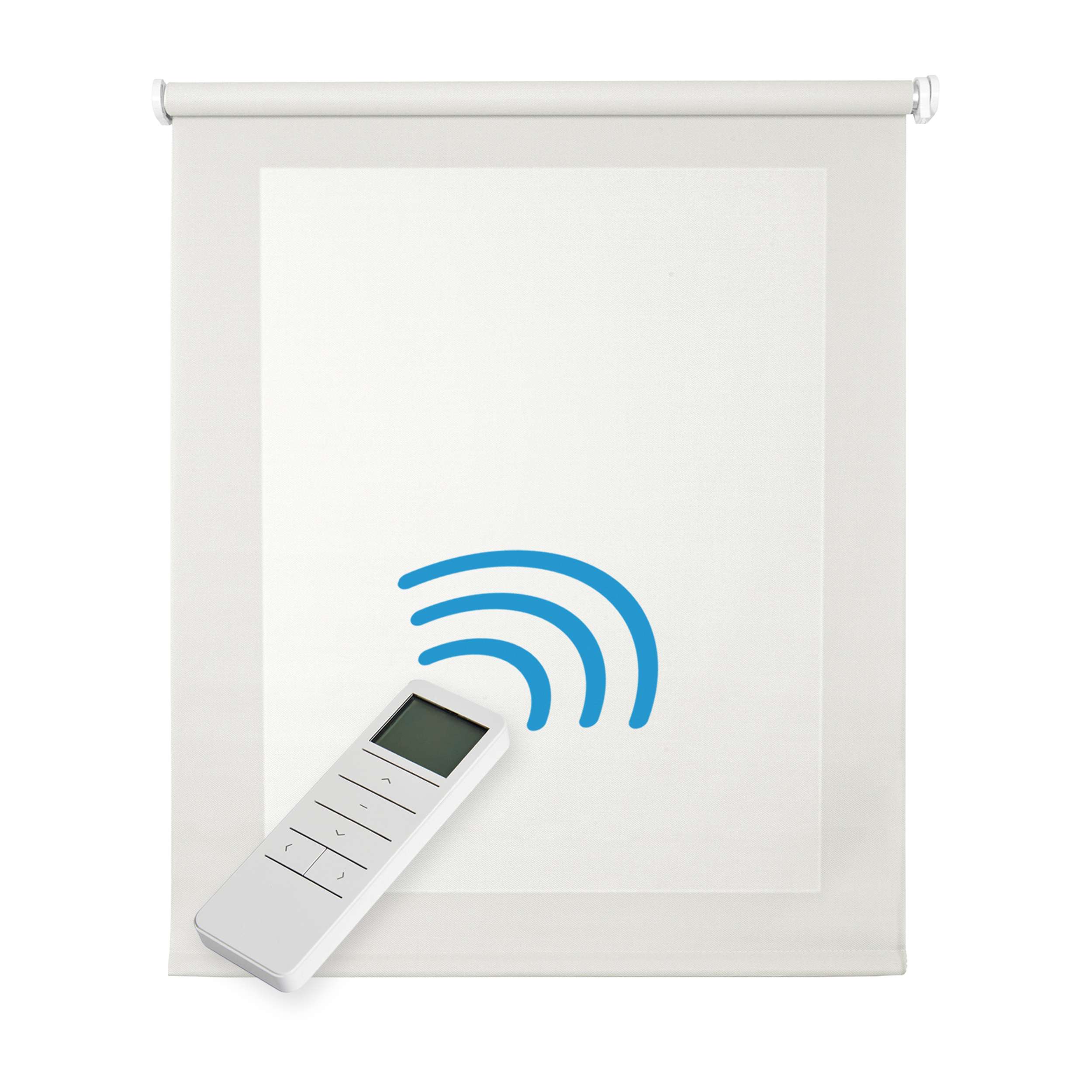 Estores enrollables screen motorizados aislante térmico blanco 100 x 250cm