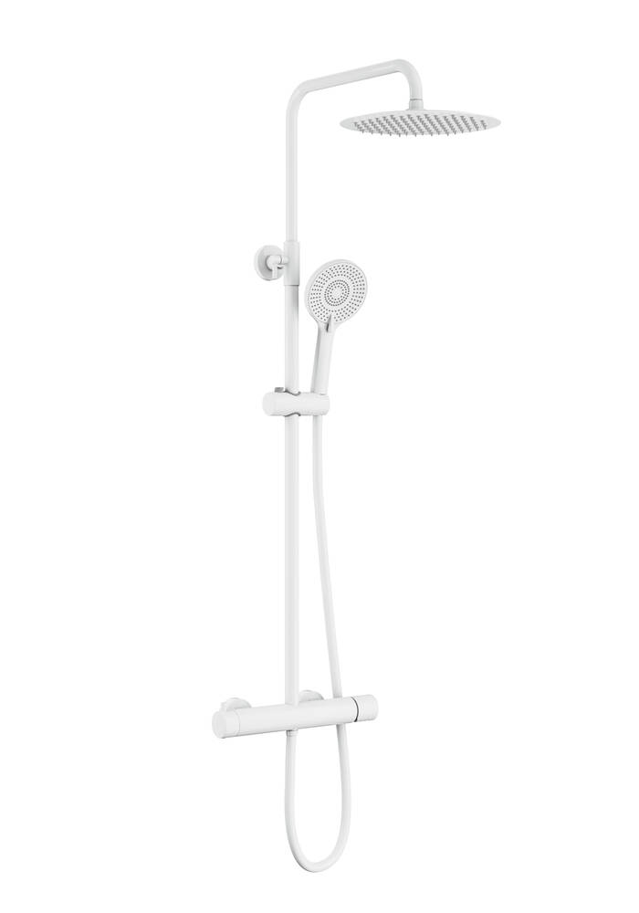 Ducha monomando inverter r blanca + maneta helios - gme