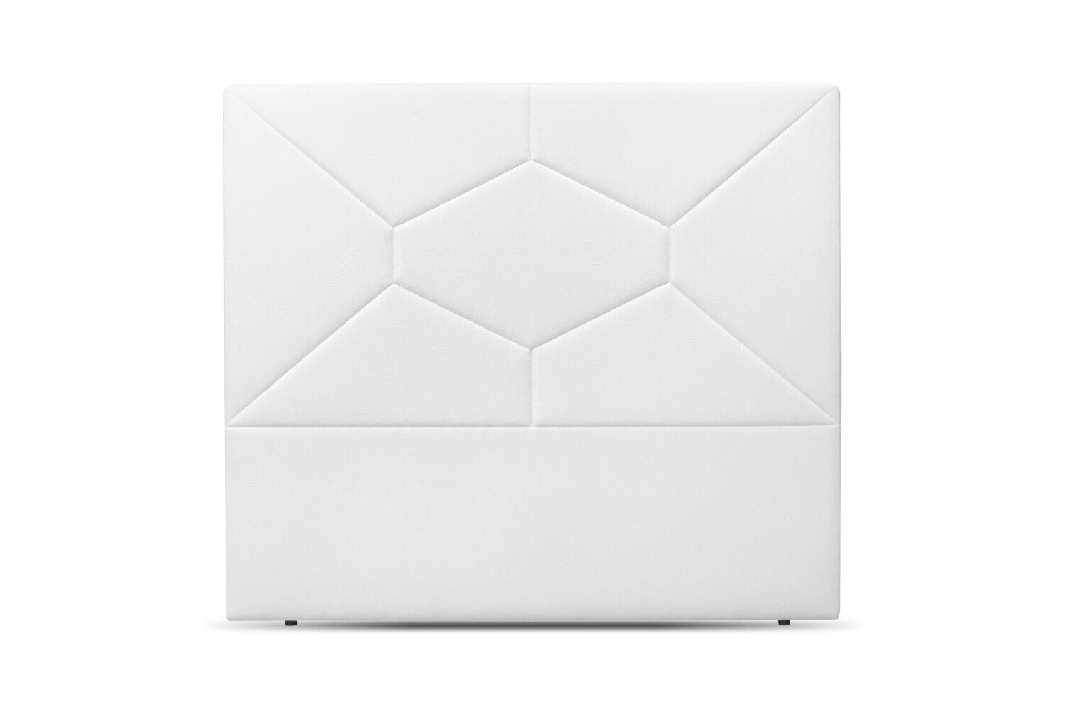 Timbu. Cabecero de cama. Polipiel. Alto: 117 cm (para 135 o 150) blanco