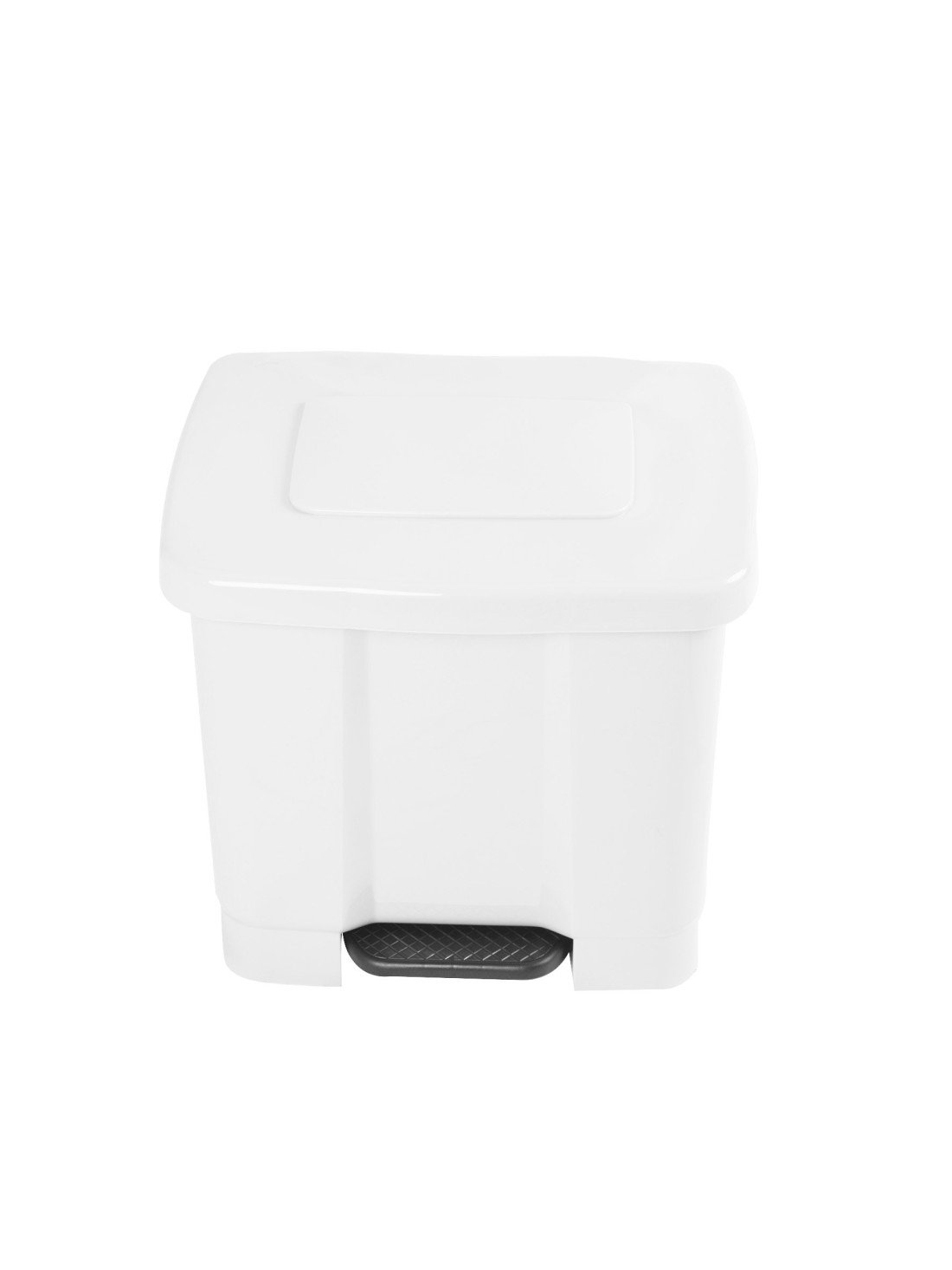 35l | blanco | cubo de basura para el reciclaje – basurero con pedal 35l c
