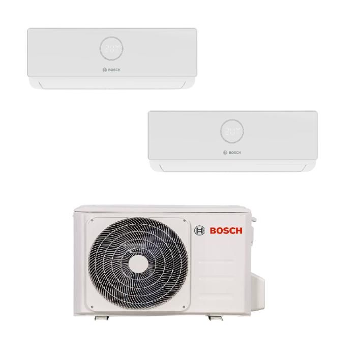 Climatización bi split Bosch 4,2 kw + 2 unidades reversibles 2600w r32