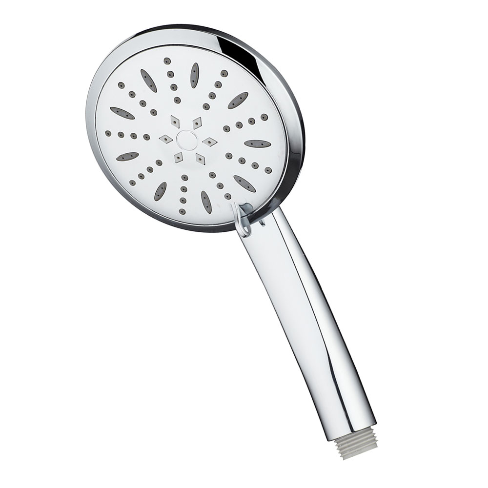 Kibath mango de ducha 3 posiciones veg redondo acabado cromo brillo de abs