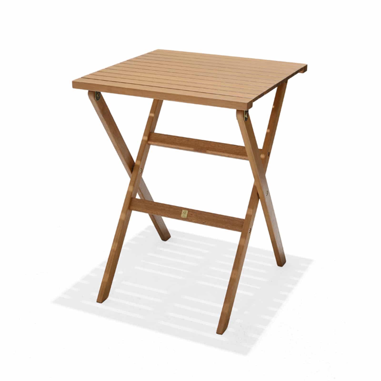 Mesa de jardín chillvert milán madera 56x56x74 cm cuadrada 2 para comensale