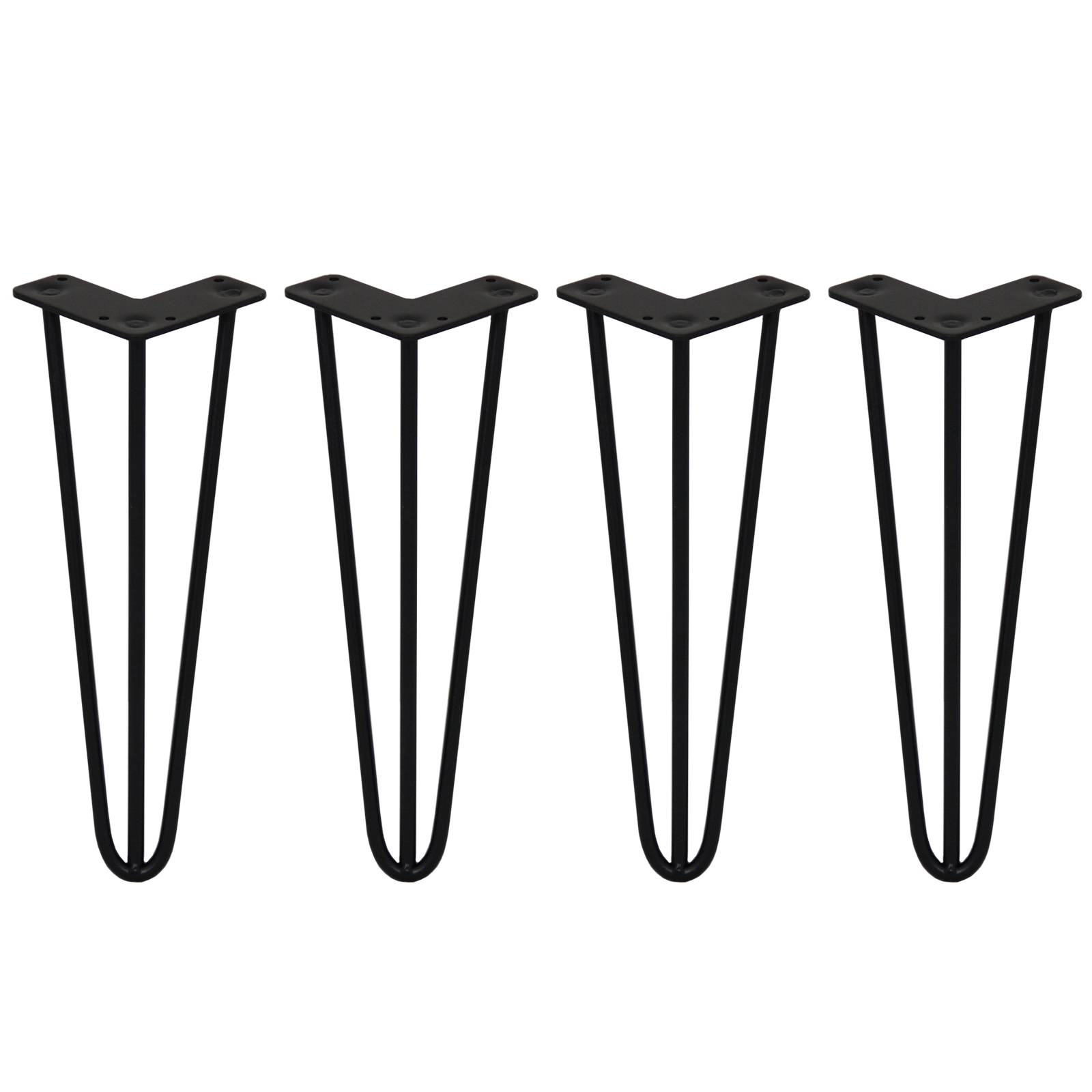 4 patas de horquilla skiski legs 35,5cm acero 3 dientes 10mm