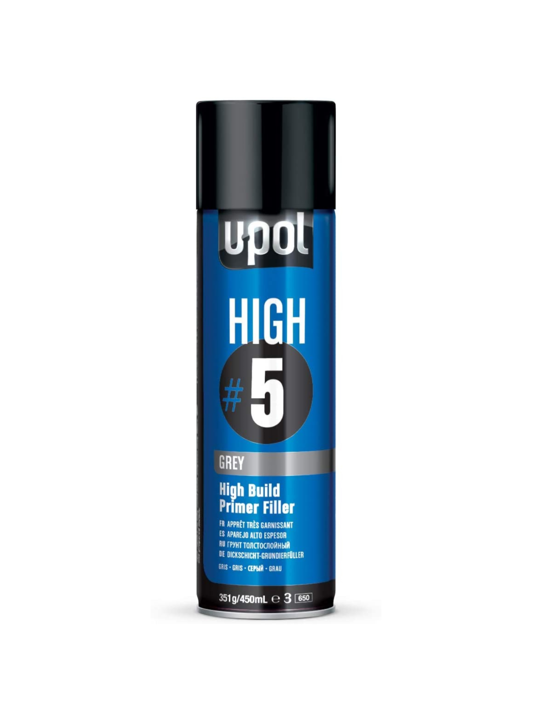 Spray aparejo alto espesor high 5 gris 450 ml