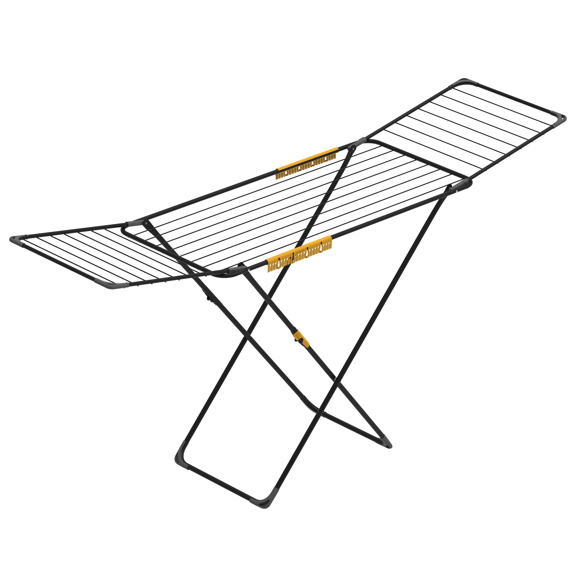 Tendedero Level Negro - 52 x 196 x 96 cm