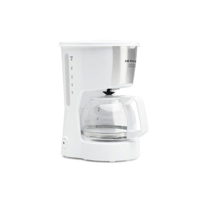 Cafetera filtro orbegozo cg 4106 0 6l 600w blanco acero inoxidable filtro p