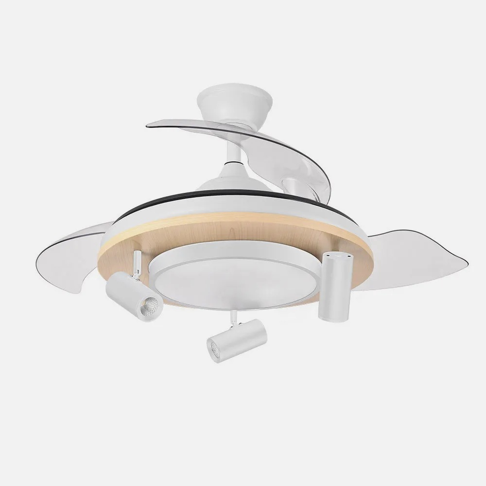 Ventilador de techo dc "gladiator" regulable con mando a distancia (37w+15w