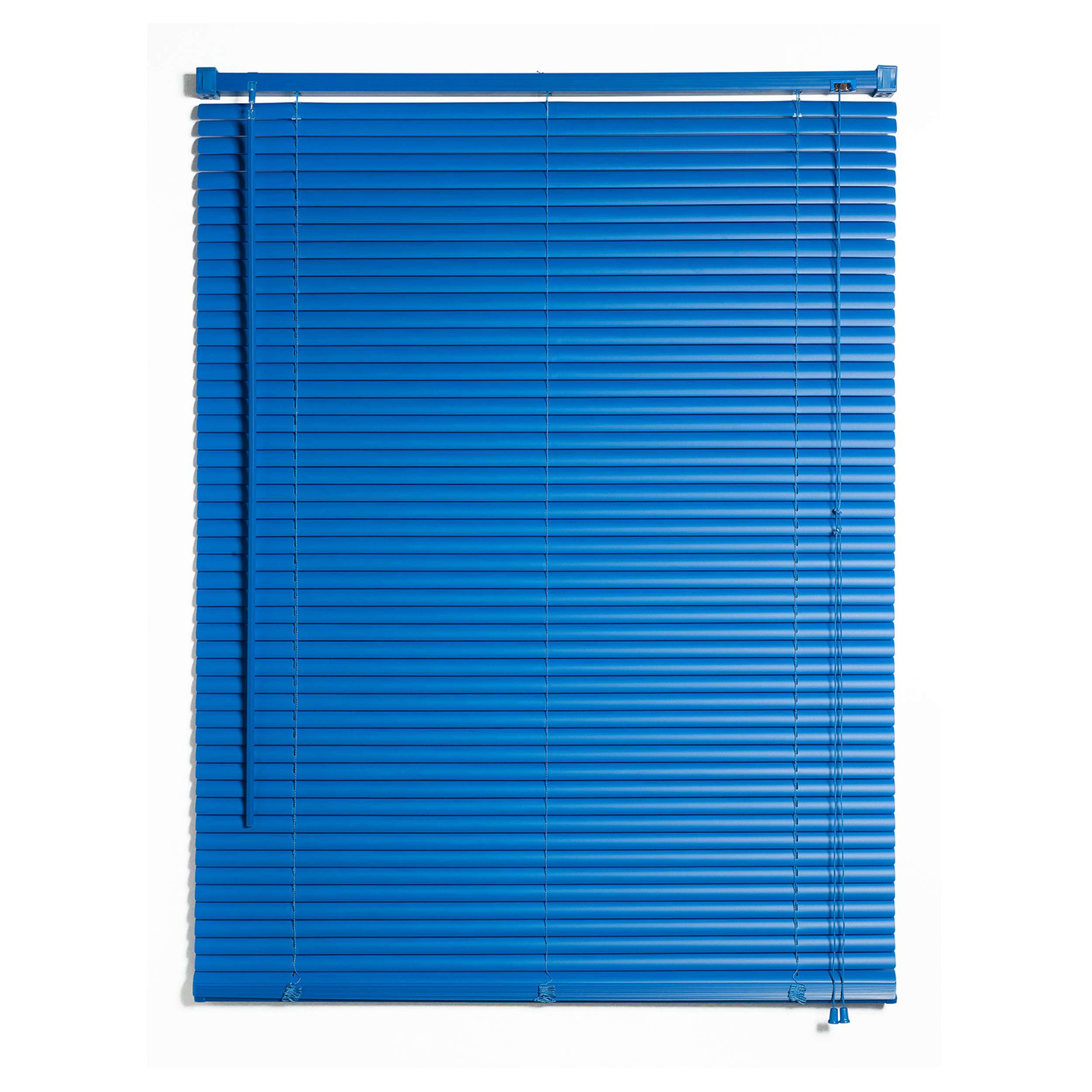 Storesdeco|persianas venecianas de vinilo con cordón azul 135x160