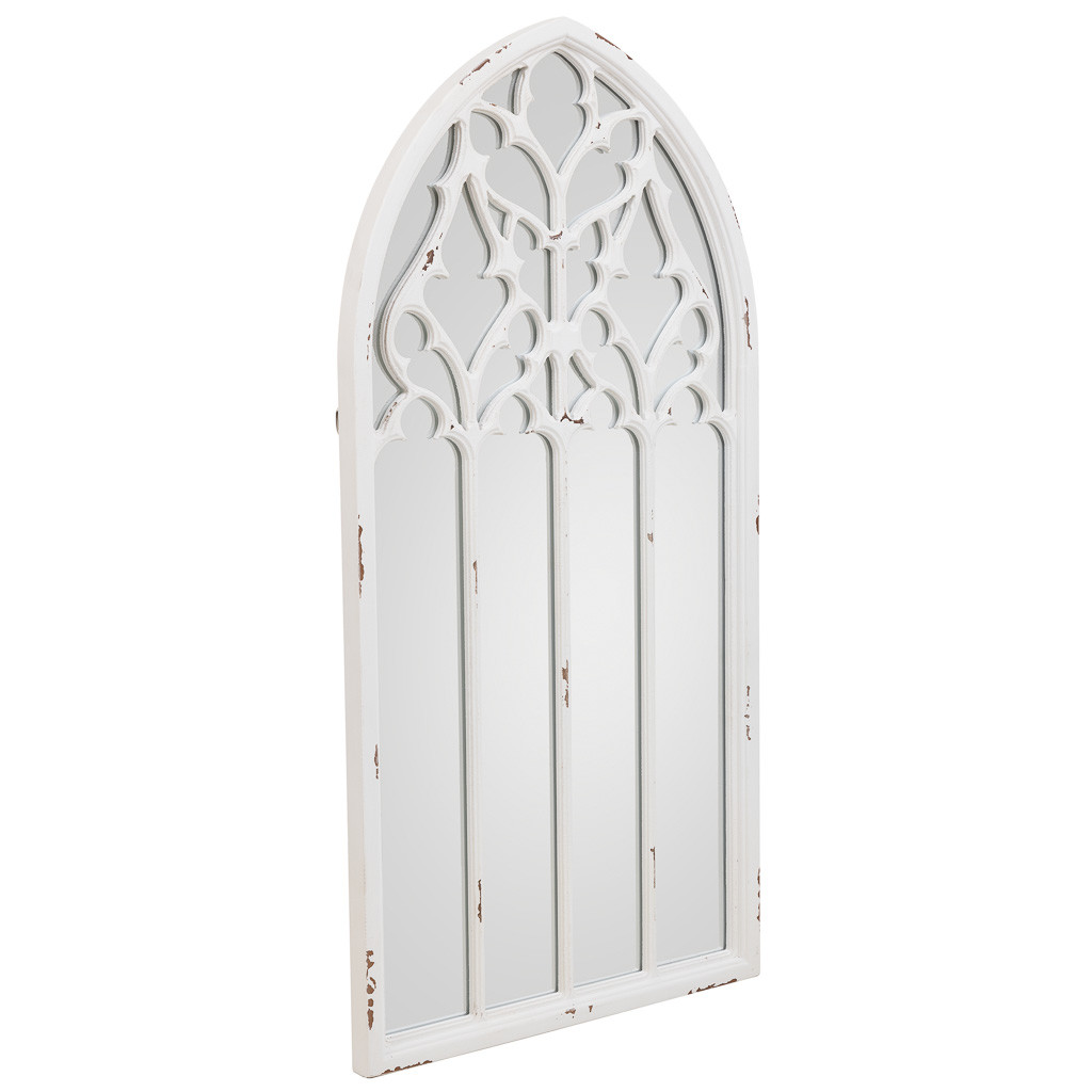 Espejo de madera blanco 40x2.7x80