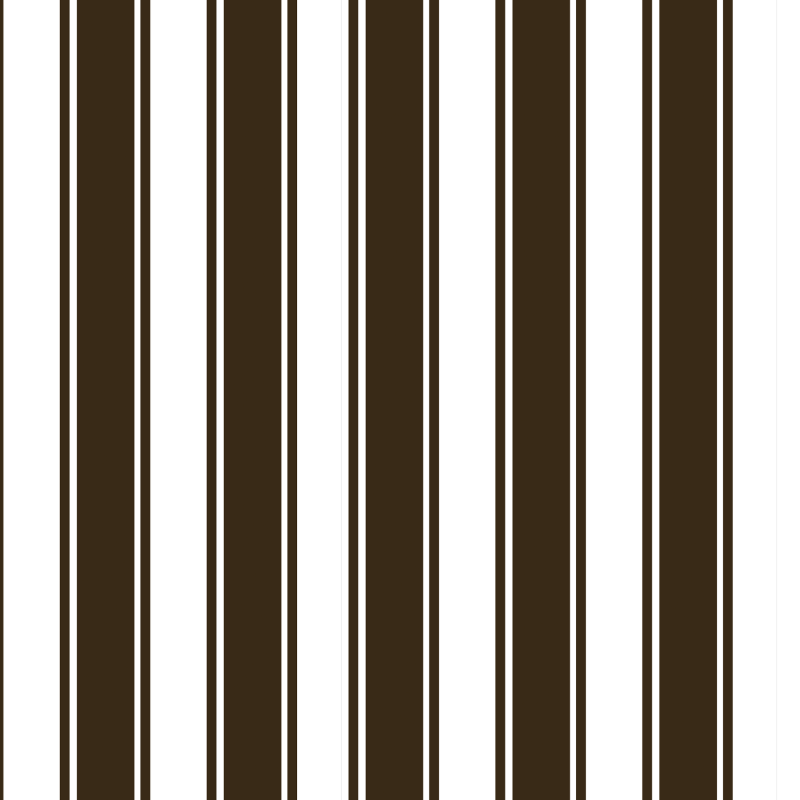 Papel pintado rayas blanco y café 60cm por 250cm