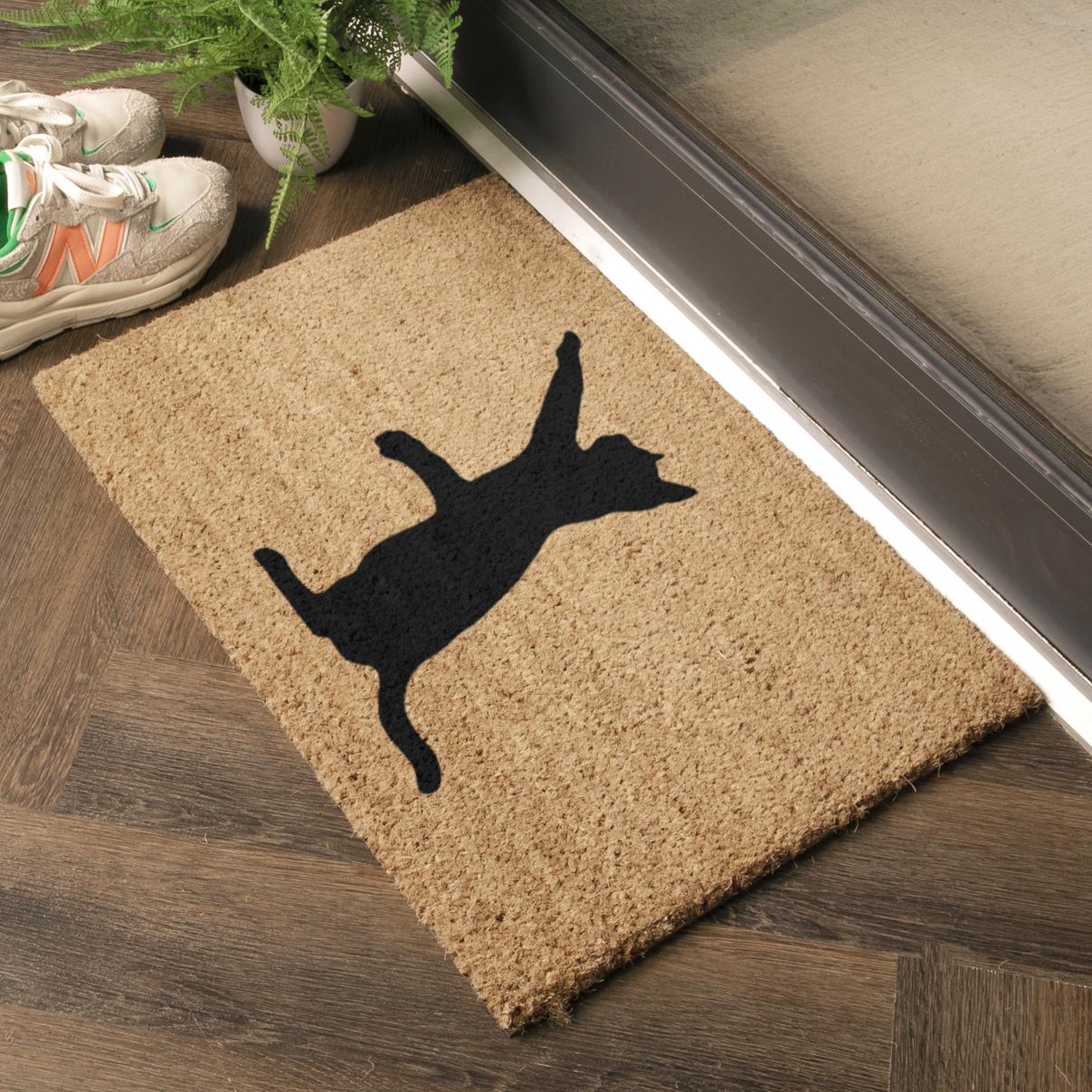 Felpudo con gato - 60 x 40 cm