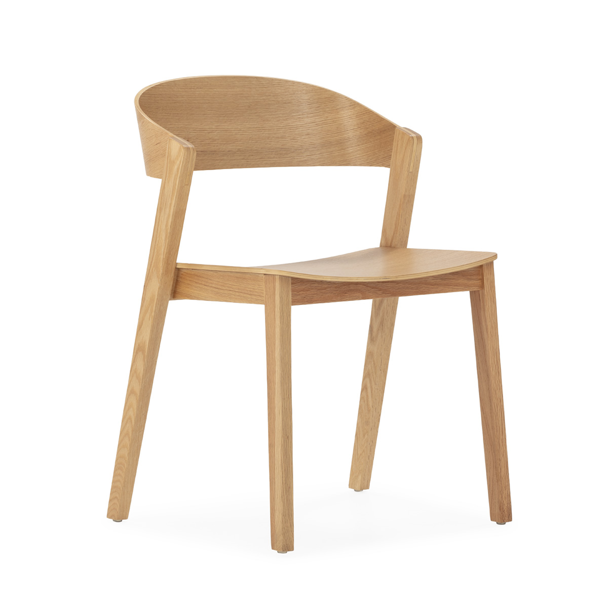 Silla 56x46x76 madera roble natural