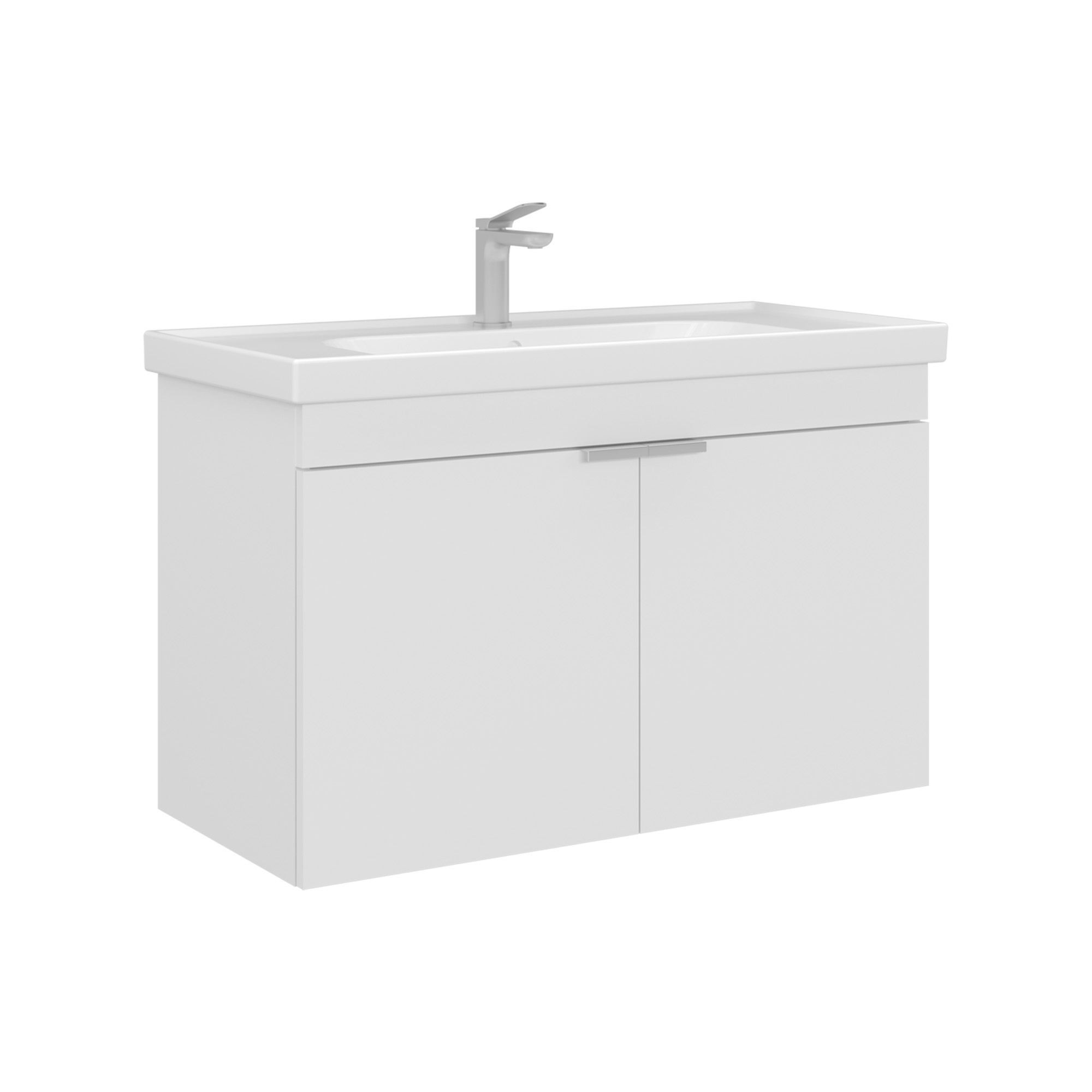 Mueble para lavabo <<desna 90>> - 90 x 45 x 58 cm - blanco mate