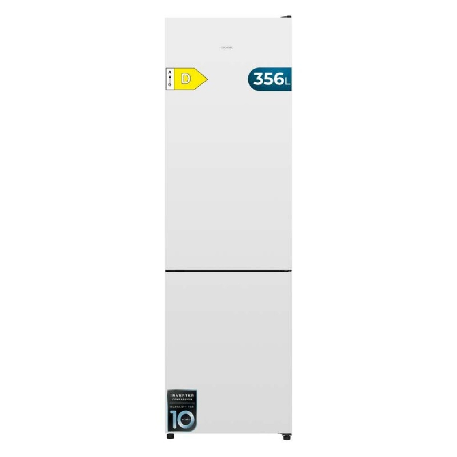 Cecotec frigorífico combi 356l total nofrost bolero coolmarket combi 356i