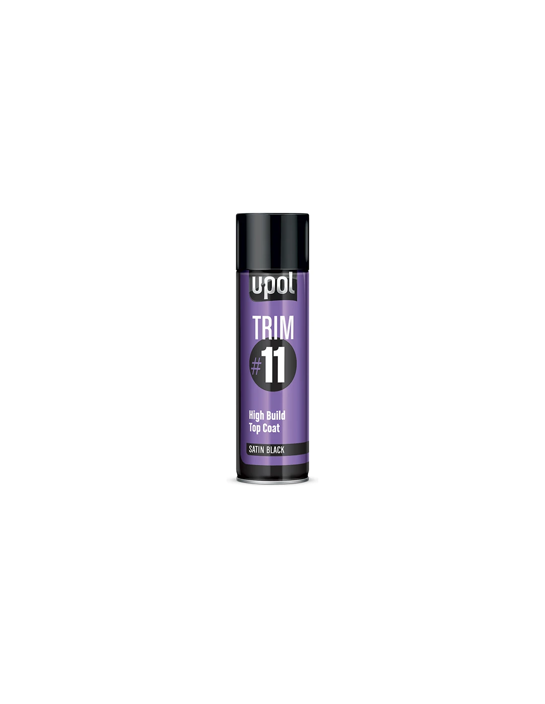 Spray premium trim 11 negro satinado u-pol 450 ml