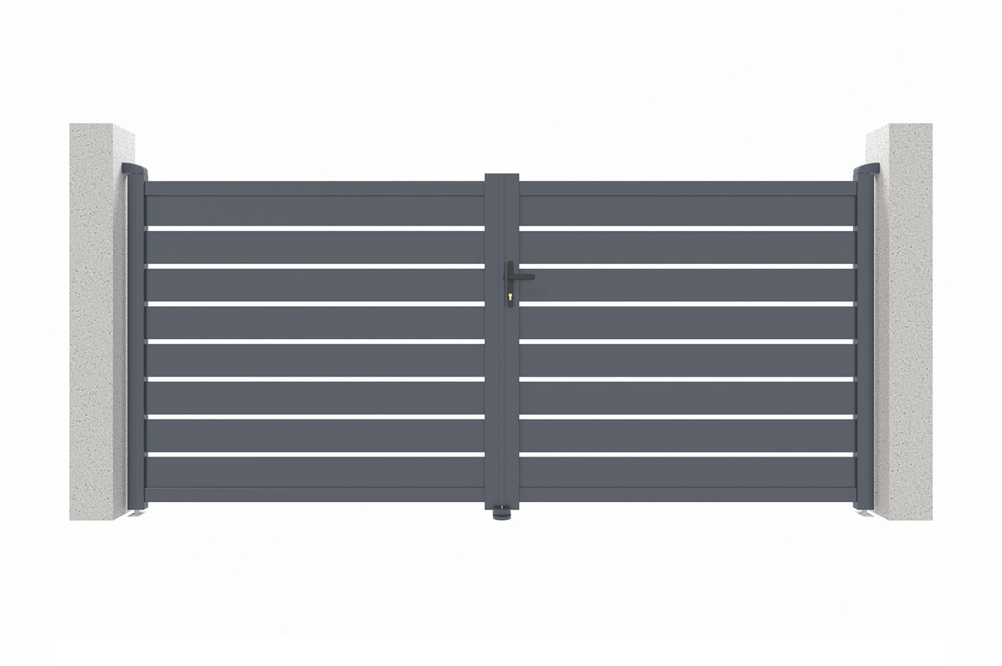 Pack puerta automática batiente vogel 3,5m h.160cm + motor tanker b700