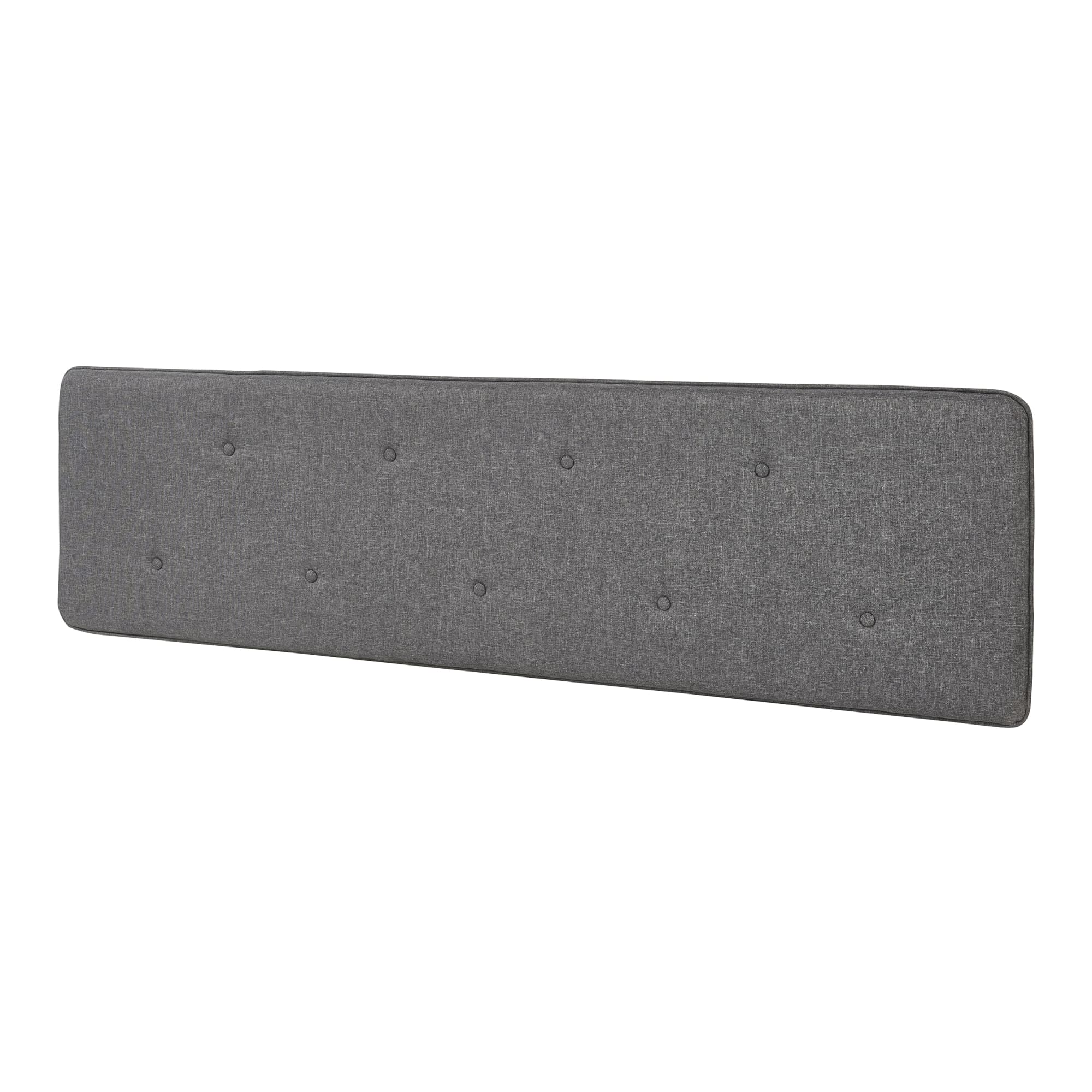 Cabecero tokke textil 160x4x52 cm - gris [en.casa]