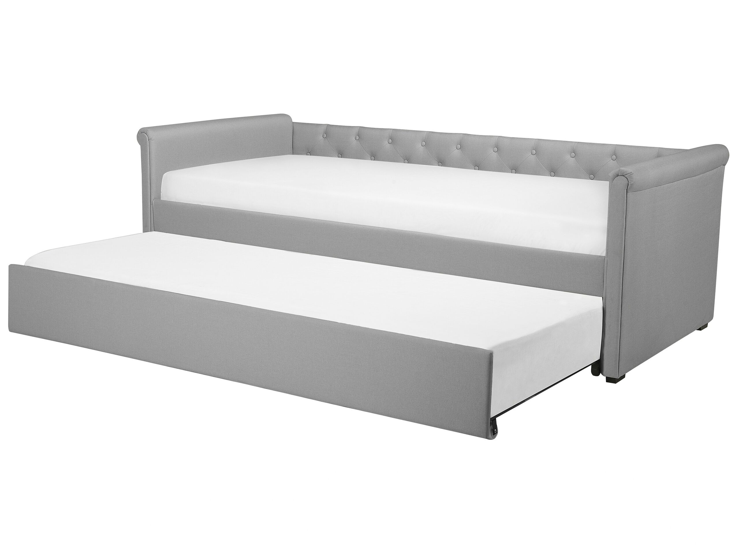 Cama nido tela libourne 90 x 200 cm gris claro
