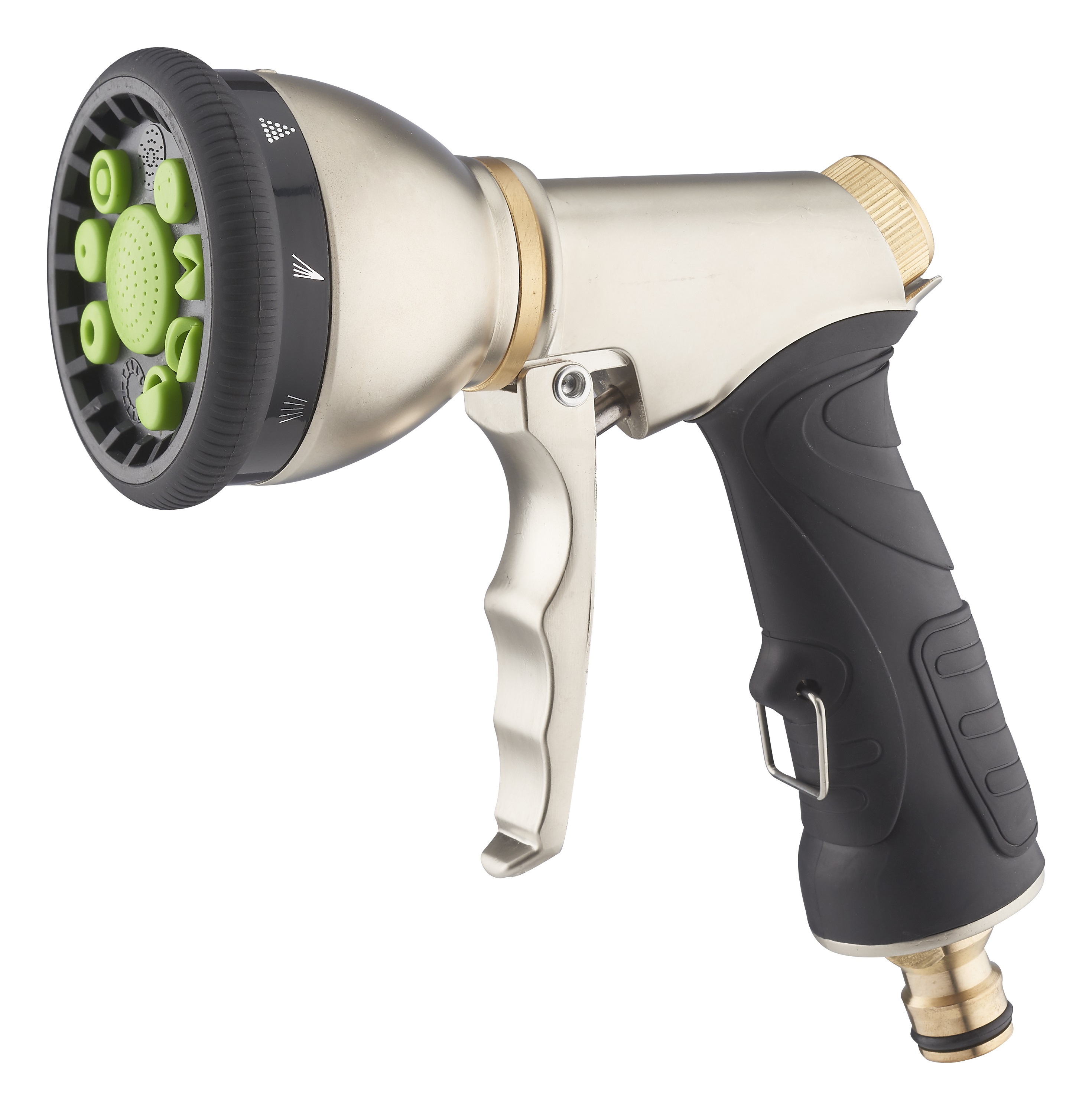 Pistola de riego de metal chorro múltiple