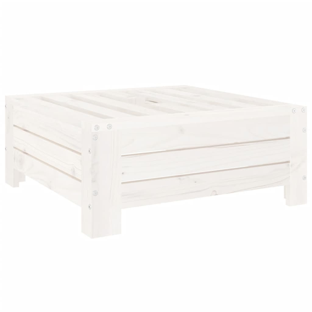 vidaXL cubierta para base de sombrilla madera maciza de pino blanco