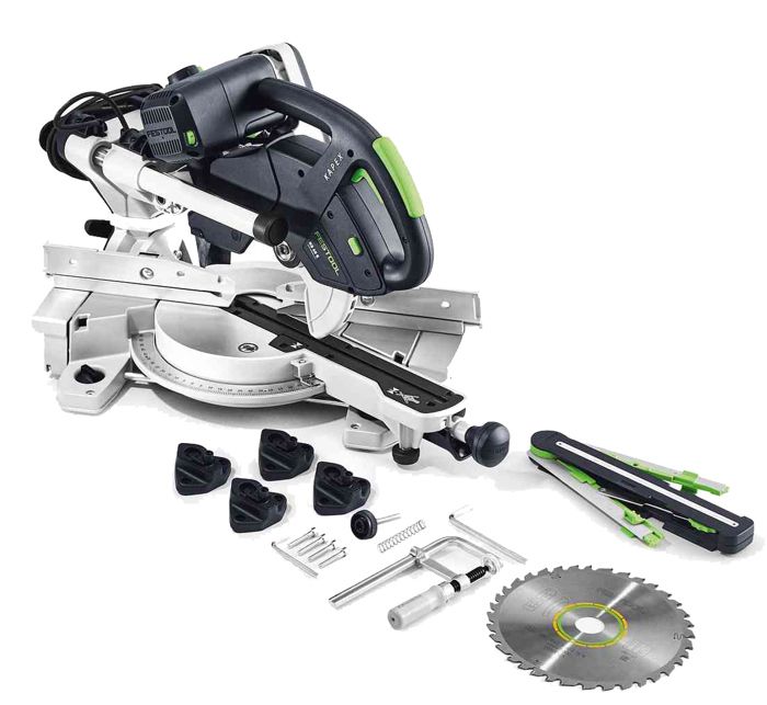 Sierra de inglete radial kapex ks 60 e-set - festool - accesorios - 561728