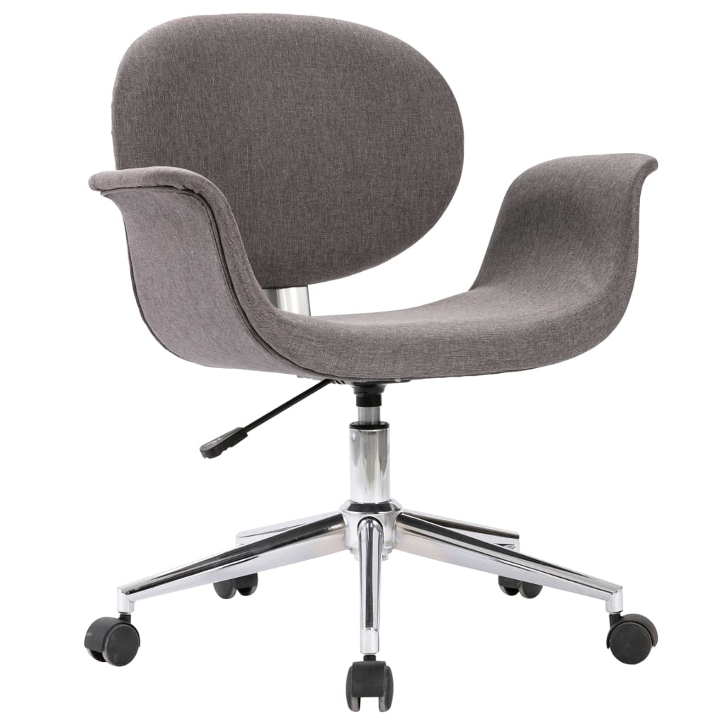 Silla giratoria de oficina/estudio tela gris 02_0024135