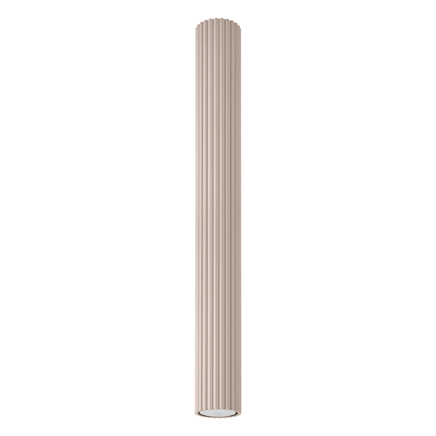 Lámpara de techo karbon 1 gris pardo aluminio 6.5x60x6.5cm