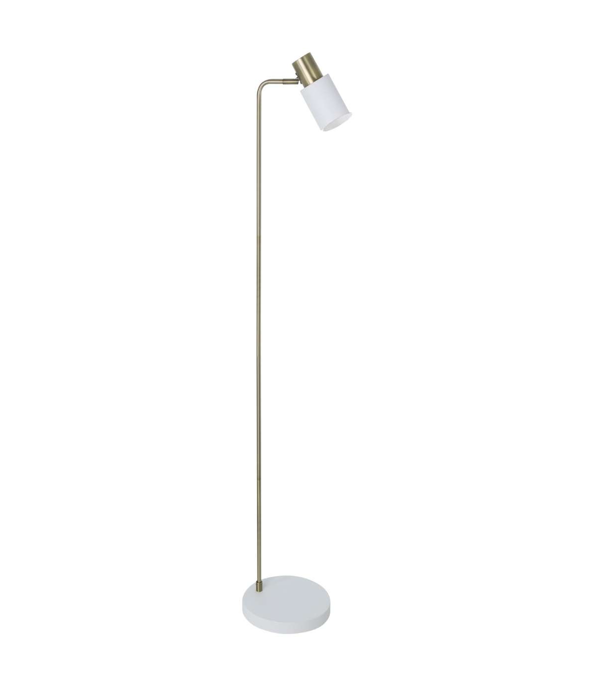 Lámpara de pie maena con cabezal orientable y diseño moderno